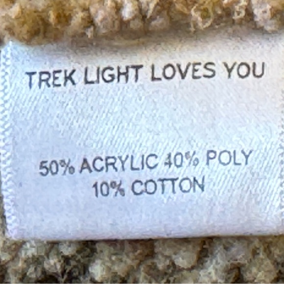 Trek Light Gear “Positive Vibrations” Handwoven Mexico Tan Fringe Blanket/Throw - Picture 8 of 13